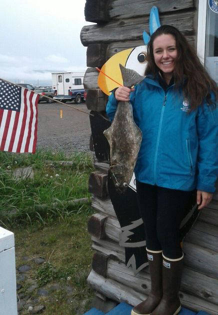 Humans not the only fishers at the hole