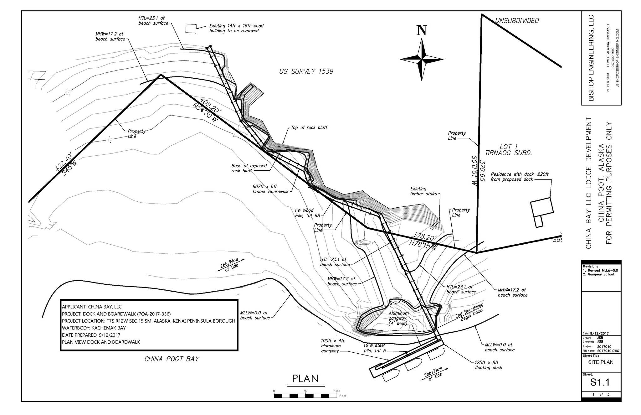 Corps seeks comments on China Poot dock