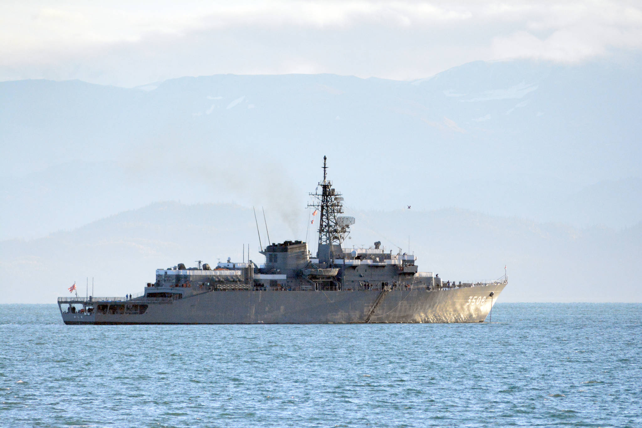 Japanese naval ships visit Homer