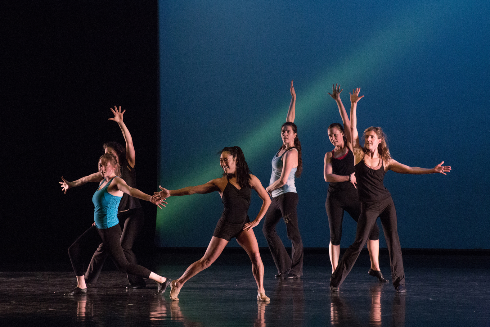 From left to right, Selina Mach, Kara Bakken-Clemens, Jocelyn Shiro, Lisa Nordst-Photo by Aaron Carpenter, Homer News