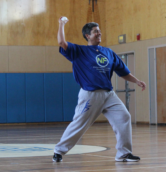 Mary Jo Cambridge of the Alaska Training Room Yankees winds up her pitch.-Photo by McKibben Jackinsky, Homer News