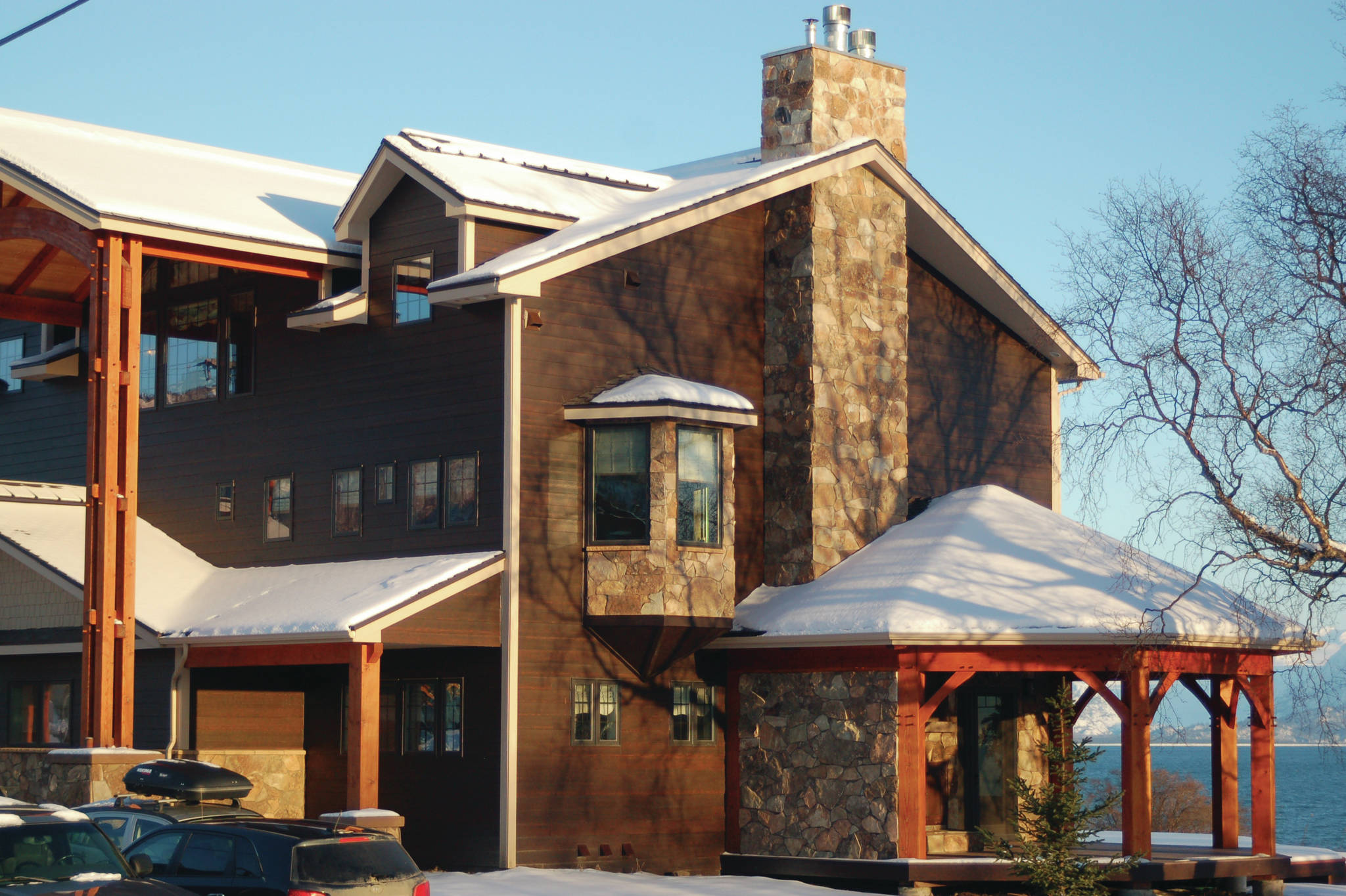 Second Star, a single-family second home rented out for weddings and special events, is seen here in February 2014 in Homer, Alaska. (Photo by Michael Armstrong/Homer News file)