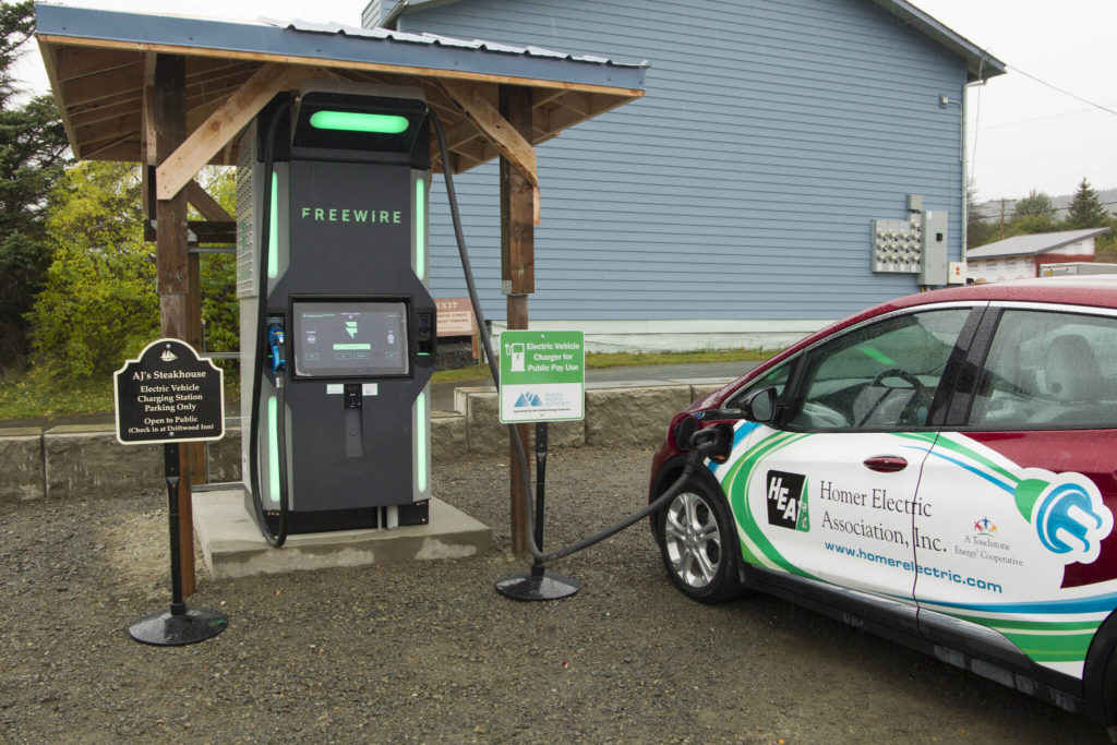 Fast-charging station for electric vehicles installed at AJ’s OldTown ...