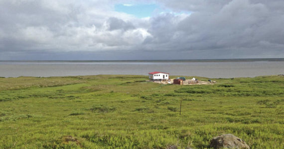 Aaron Cooke A home built in 2016 at Mertarvik, Alaska, where villagers are moving from Newtok.