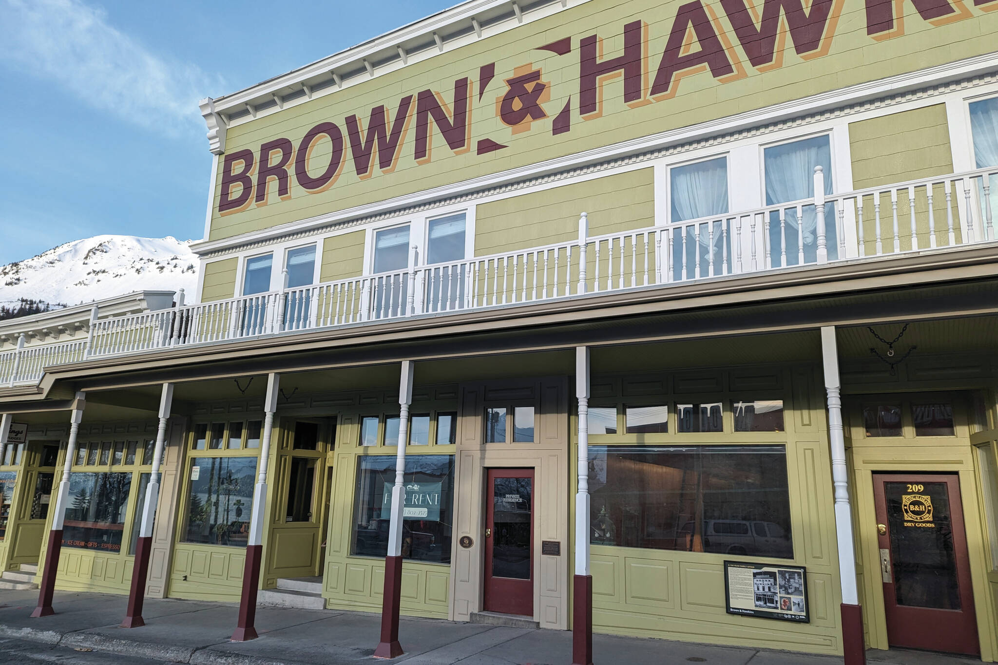 Photo by Erin Thompson/Peninsula Clarion
The Brown & Hawkins building is photographed in Seward on Saturday, April 20.