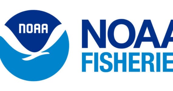 Logo for NOAA Fisheries, also known as the National Marine Fisheries Service. Photo courtesy of NOAA Fisheries