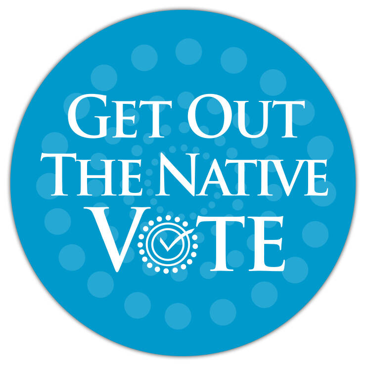 Logo for Get Out the Native Vote, an affiliate of the Cook Inlet Tribal Council. Photo courtesy of Get Out the Native Vote