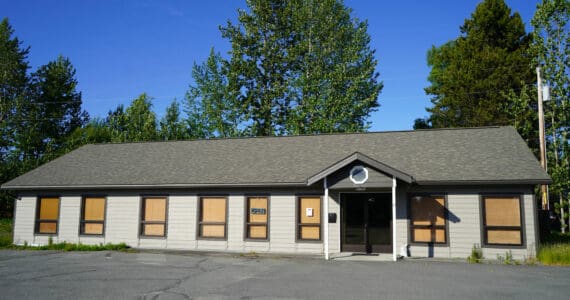 The Blood Bank of Alaska’s new Kenai Peninsula center is seen in Soldotna, Alaska, on Monday, June 17, 2024. (Jake Dye/Peninsula Clarion)