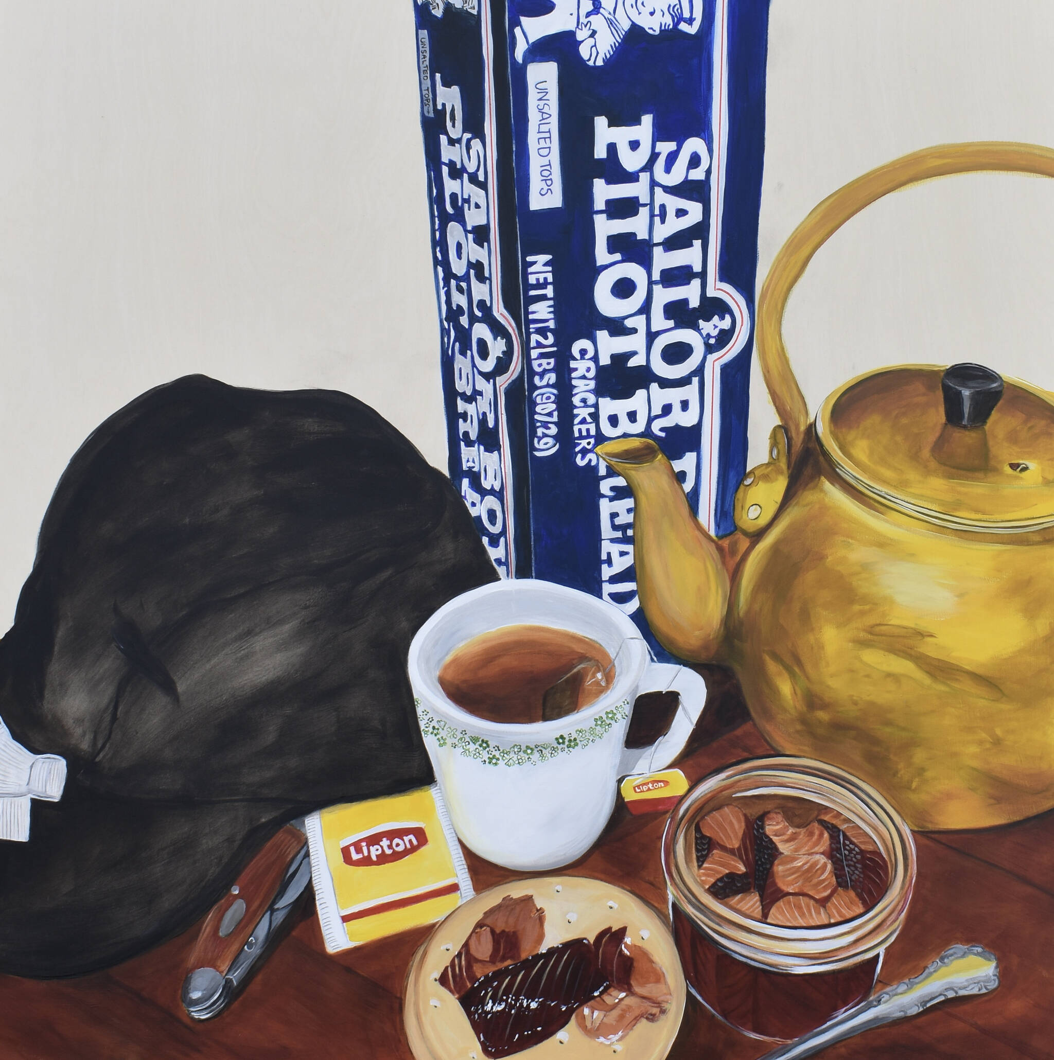 “Pilot Bread,” an oil painting by Danielle Larsen, is one of numerous artworks by several artists on display at Bunnell Street Arts Center through July in Homer, Alaska. Photo provided by Bunnell Street Arts Center