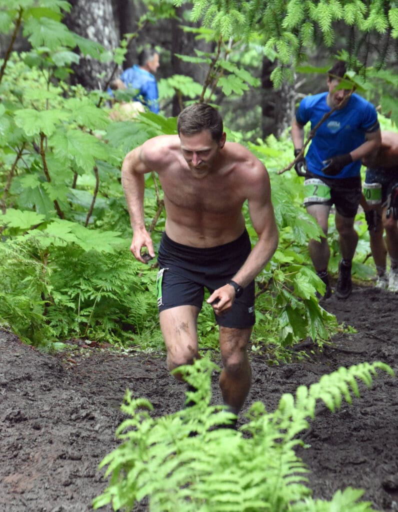 Mount Marathon Race 2024 Norris, Christy Marvin, Coby Marvin, Boonstra