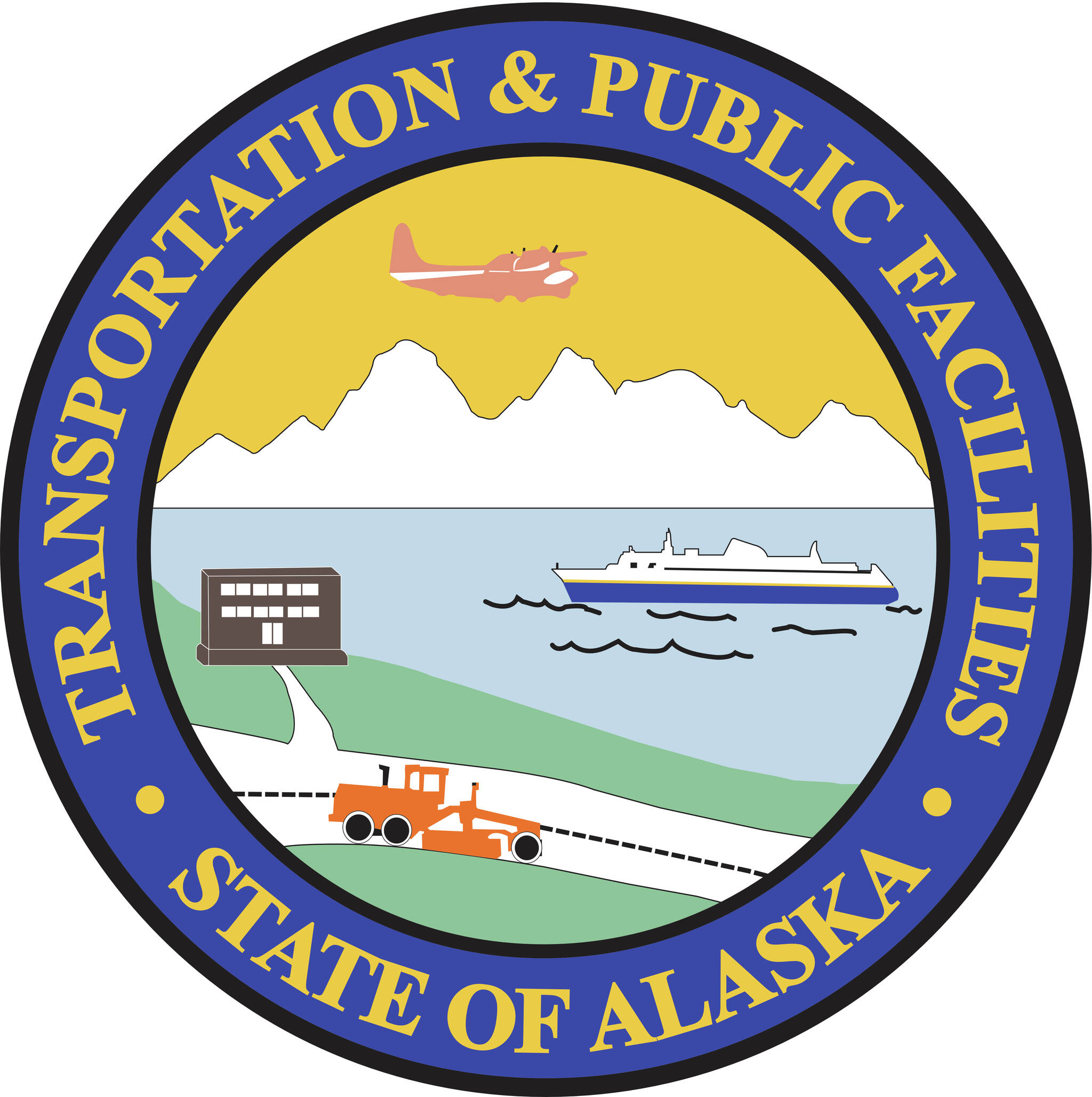 State of Alaska DOT logo