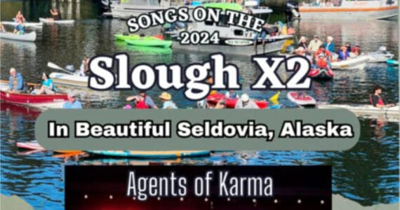 Poster for 2024 Songs on the Slough. Photo courtesy of Seldovia Arts Council