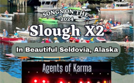 Poster for 2024 Songs on the Slough. Photo courtesy of Seldovia Arts Council