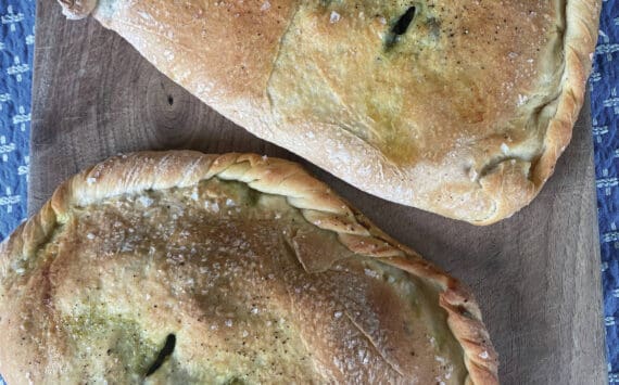 Photo by Tressa Dale/Peninsula Clarion
Calzones stuffed with arugula pesto and cheese make for a fun summer meal.
