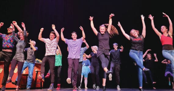 Photo provided by Sally Oberstein
Dancers at the Homer Mariner Theater perform in Nice Moves during the Alaska World Arts Festival in 2022.