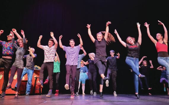 Photo provided by Sally Oberstein
Dancers at the Homer Mariner Theater perform in Nice Moves during the Alaska World Arts Festival in 2022.