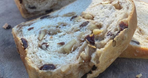 This recipe can be served toasted with butter and sweetened with syrup and a liberal dusting of cinnamon sugar. (Photo by Tressa Dale/Peninsula Clarion)