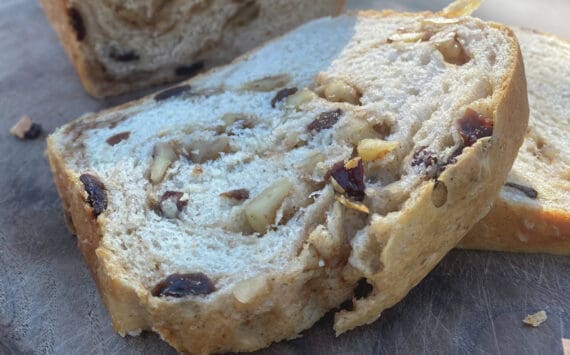 This recipe can be served toasted with butter and sweetened with syrup and a liberal dusting of cinnamon sugar. (Photo by Tressa Dale/Peninsula Clarion)