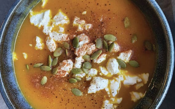 Photo by Tressa Dale/Peninsula Clarion
This roasted pumpkin, apple and carrot soup is smooth and sweet.