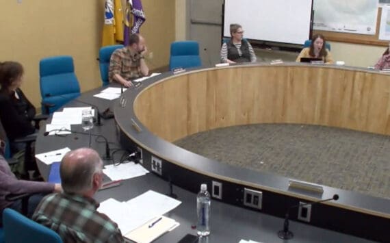 The Economic Development Advisory Commission discusses the prospects of a citywide business licensing program in Homer, Alaska at their last regular meeting on Tuesday, June 11, 2024, in the Cowles Council Chambers at Homer City Hall. Screenshot.