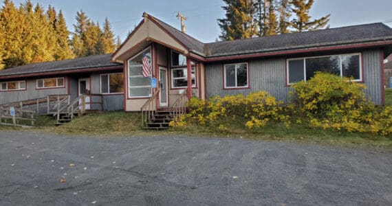 The former Homer News office building, located at 3482 Landings Street, is photographed on Thursday, Oct. 17, 2024, in Homer, Alaska. (Delcenia Cosman/Homer News)