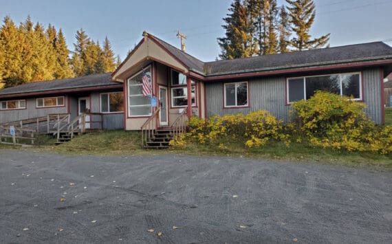 The former Homer News office building, located at 3482 Landings Street, is photographed on Thursday, Oct. 17, 2024, in Homer, Alaska. (Delcenia Cosman/Homer News)