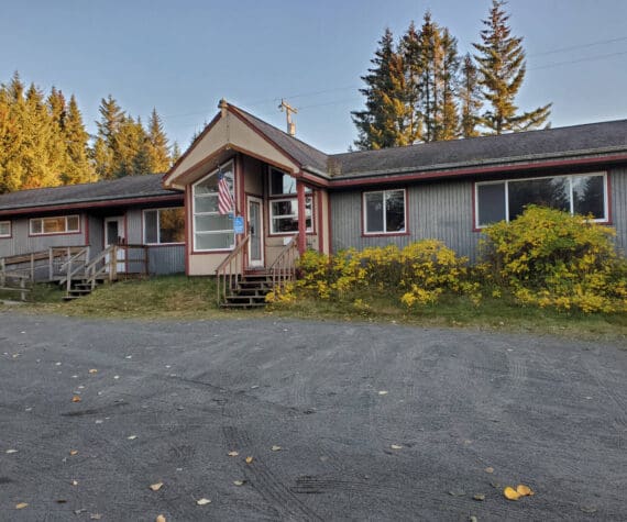 The former Homer News office building, located at 3482 Landings Street, is photographed on Thursday, Oct. 17, 2024, in Homer, Alaska. (Delcenia Cosman/Homer News)