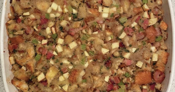 Photo by Tressa Dale/Peninsula Clarion
Make-ahead stuffing helps take pressure off Thanksgiving cooking.