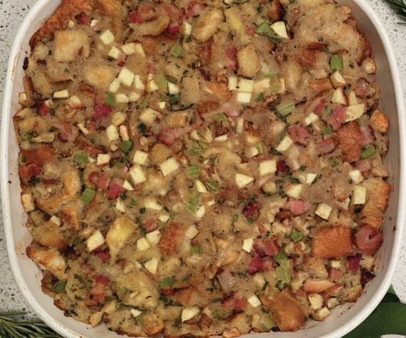 Photo by Tressa Dale/Peninsula Clarion
Make-ahead stuffing helps take pressure off Thanksgiving cooking.