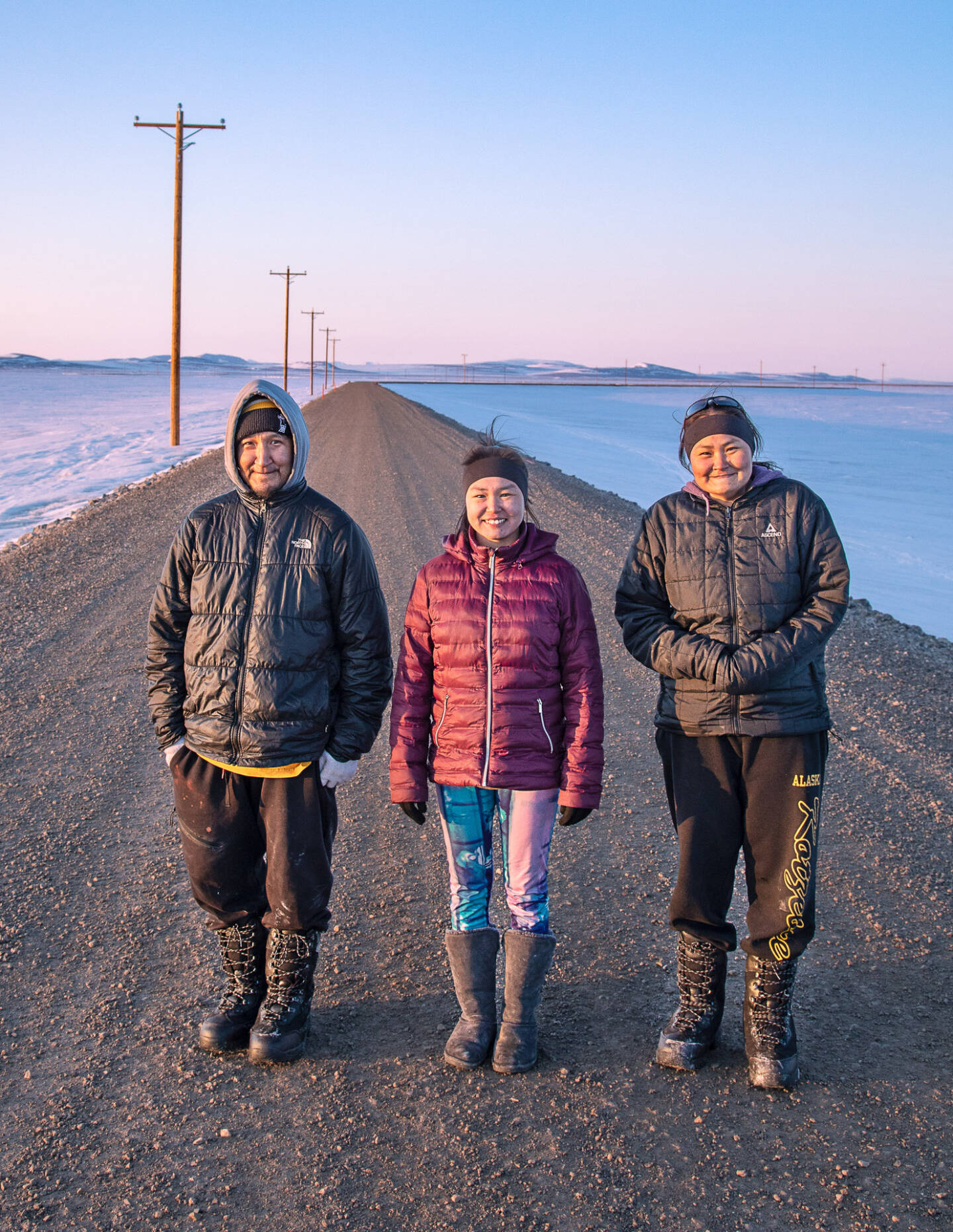 “Kivalina Road 1,” archival pigment ink on paper by photographer Kevin G. Smith, is on display in the Pratt Museum’s “Rarefied Light” exhibit in Homer, Alaska. Photo provided by the Pratt Museum