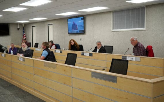 Member Tom Tougas speaks during a meeting of the Kenai Peninsula Borough Tourism Industry Working Group in Soldotna, Alaska, on Wednesday, Dec. 18, 2024. (Jake Dye/Peninsula Clarion)