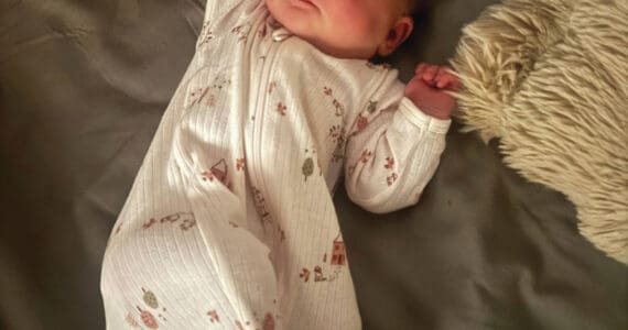 Photo provided by Derotha Ferarro
Jasmine Marie Bunnell, South Peninsula Hospital’s first baby of 2025, was born in the family birthing center on Jan. 1<ins>, 2025, in Homer, Alaska</ins>.