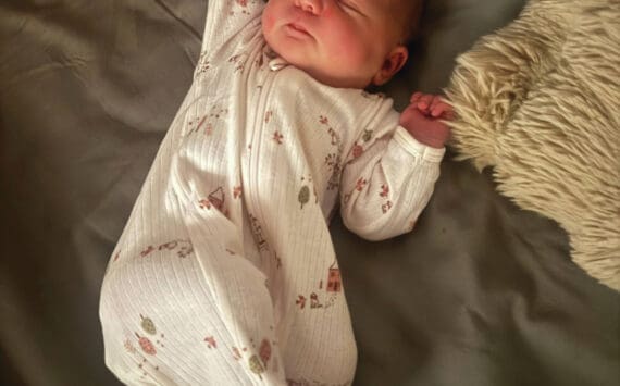 Photo provided by Derotha Ferarro
Jasmine Marie Bunnell, South Peninsula Hospital’s first baby of 2025, was born in the family birthing center on Jan. 1<ins>, 2025, in Homer, Alaska</ins>.