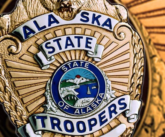 Alaska State Troopers badge. File photo.